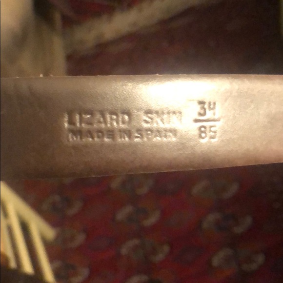 Genuine Lizard belt - Picture 6 of 6